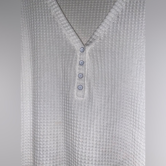 Daily Thread Women Long Sleeves White Thermal Shirt Size 1X Casual Outdoor - Picture 4 of 7
